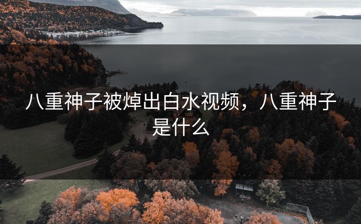 八重神子被焯出白水视频，八重神子是什么