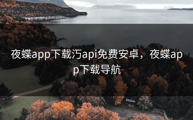 夜蝶app下载汅api免费安卓，夜蝶app下载导航